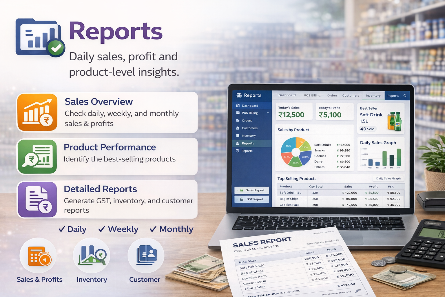 Reports dashboard preview