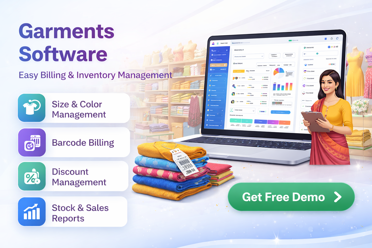 Garments fashion billing software