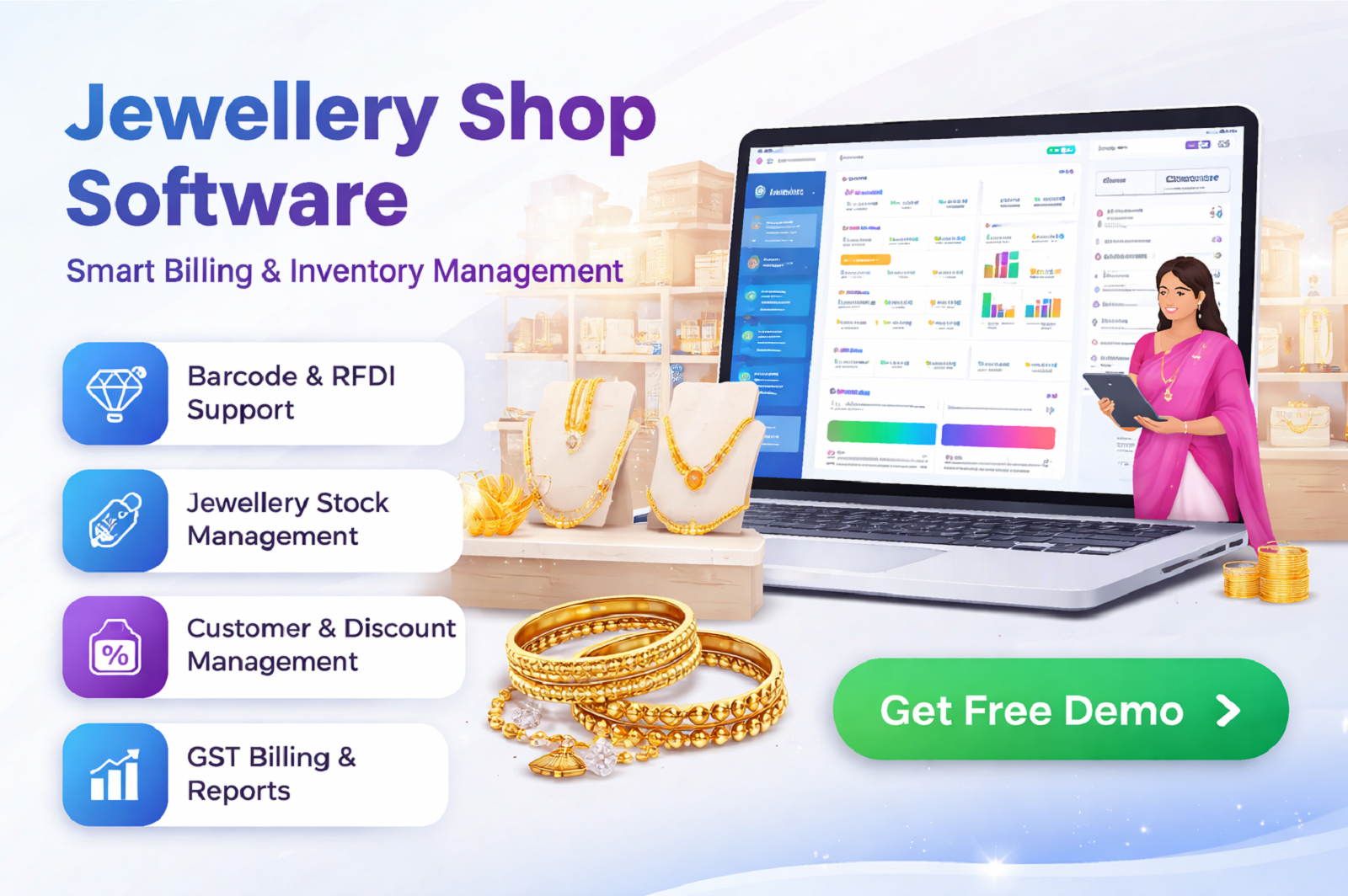 Jewellery shop billing software